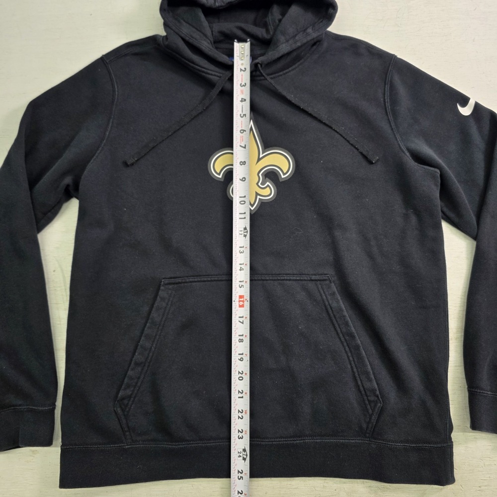 Nike‎ Blue Tag New Orleans Saints NFL Logo Pullover Hoodie Sweatshirt Men's Sz L - Picture 8 of 8